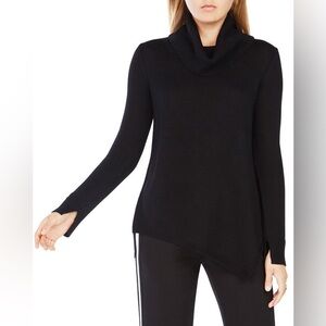 BCBGMAXAZRIA - WARIS black turtleneck sweater. Small. P2P 20”